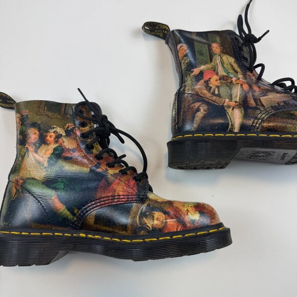 Dr Martens Hogarth Renaissance 1461 Boots - Picture 7 of 9
